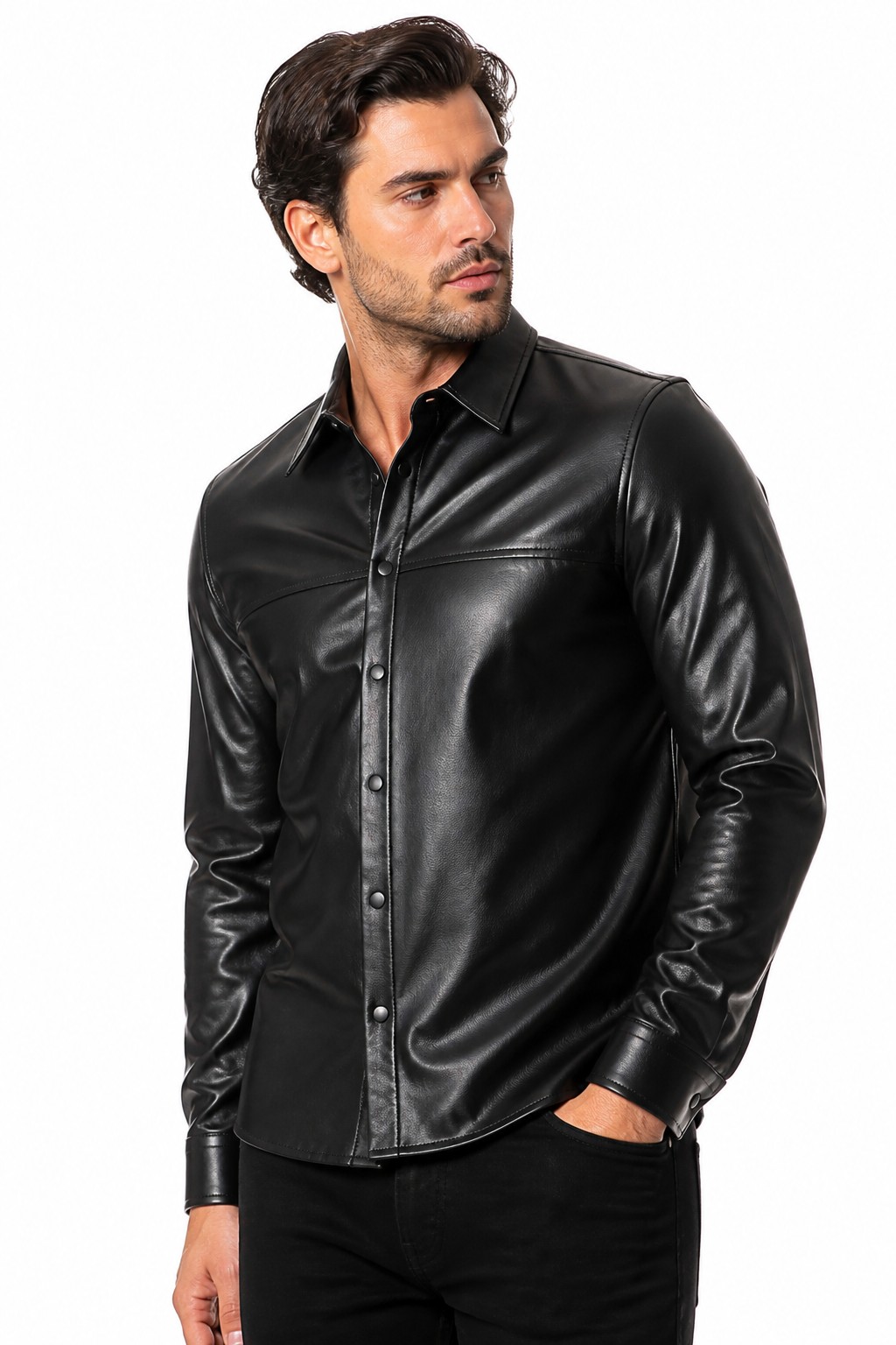 Nappa Leather Shirt