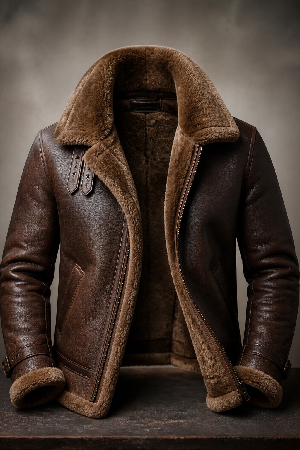 Fur Lined Leather